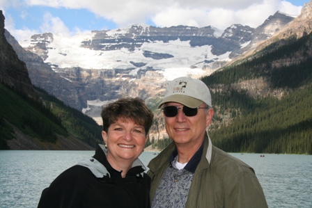 Saadia & Lily at Lake Louise